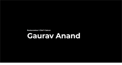 Desktop Screenshot of gaurav-anand.com