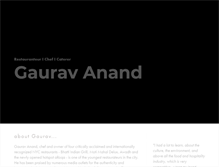 Tablet Screenshot of gaurav-anand.com